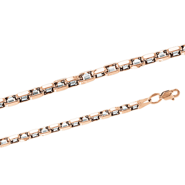 Chain in red gold of 585 assay value 