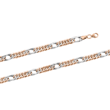 Chain in red gold of 585 assay value 
