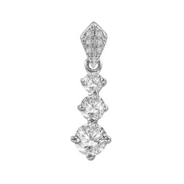 Anhänger 925er Sterling Silber mit Zirkonia 