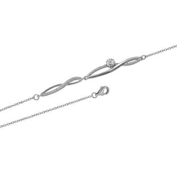 Armband aus 925er Sterling Silber mit Zirkonia 