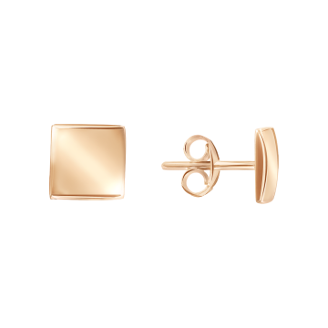 Серьги из красного золота 585 пробы 
