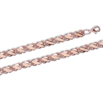 Браслеты из красного золота 585 пробы 19 cm