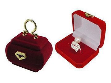 Schmuck Etui, Geschenkkästchen Rot