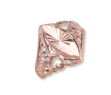 Rotgold 585° Damenring 