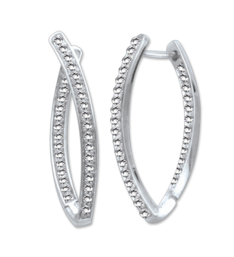 Ohrringe aus 925er Sterling Silber mit Zirkonia 
