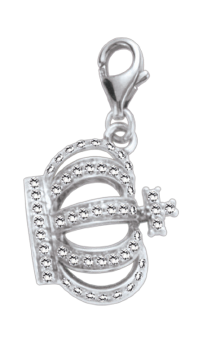 Серебряная подвеска 925 пробы. Вставка: Фианиты 
