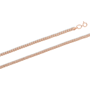 Chain in red gold of 585 assay value 55 cm