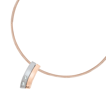 Anhänger aus Rot/ Weißgold 585° mit Brillanten 
