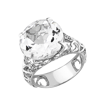 Damen-ring aus 925er Silber mit Zirkonia 