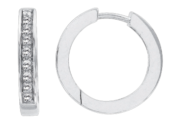Серебряные серьги 925 пробы, вставка фианиты 