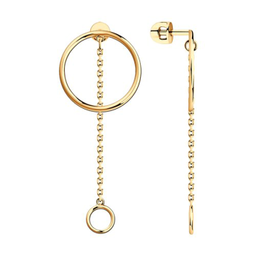 Gold-plated earrings 