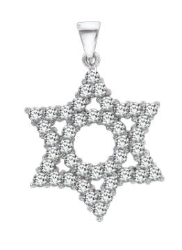 Серебряная подвеска 925 пробы. Вставка: Фианиты 