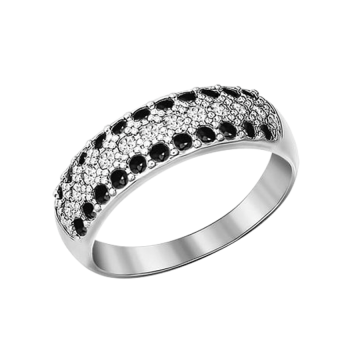 Damenring aus 925er Sterling Silber mit Zirkonia 