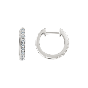 Серебряные серьги 925 пробы, вставка фианиты 