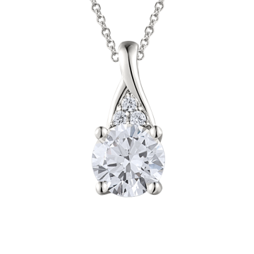 Серебряная подвеска 925 пробы. Вставка: Фианиты 