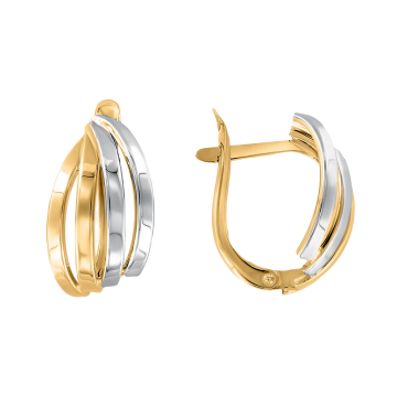 Серьги из желтого Золота 585 пробы 
