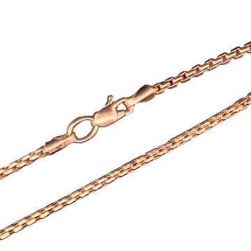 Цепочка из красного золота 585 пробы 55 cm