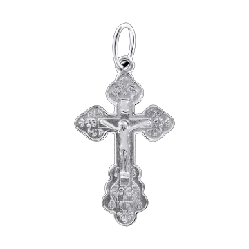 Kreuz Anhänger - 925er Sterling Silber 