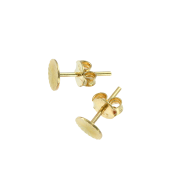 Earrings for in yellow gold of 585 assay value (14ct) 