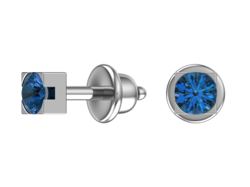 Ohrstecker aus 925er Sterling Silber mit Zirkonia 