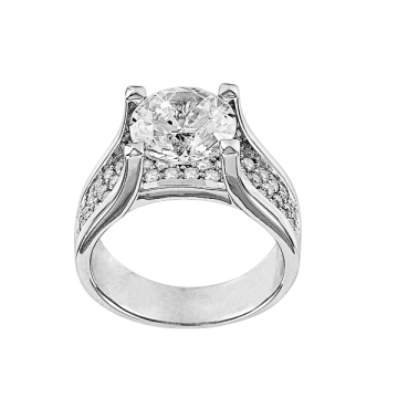 Damenring aus 925er Silber mit Zirkonia 