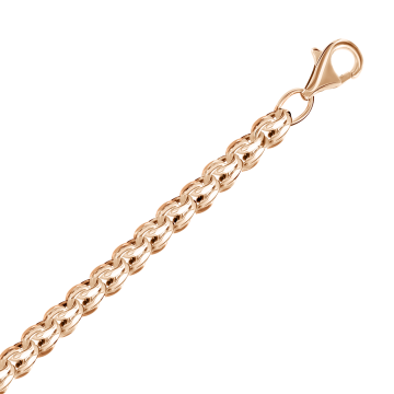 Bracelet/chain in red gold of 585 assay value 