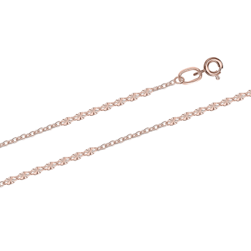 Chain in red gold of 585 assay value 