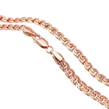 Bracelet/chain in red gold of 585 assay value 