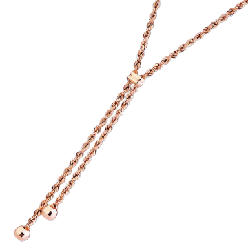 Chain in red gold of 585 assay value 44 cm