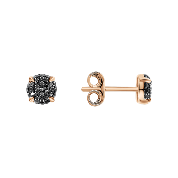 Ohrstecker aus Rotgold 585° mit Zirkonia 