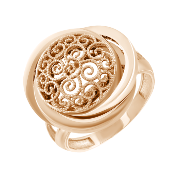 Rotgold 585° Damenring 