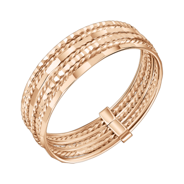 Rotgold 585° Damenring 
