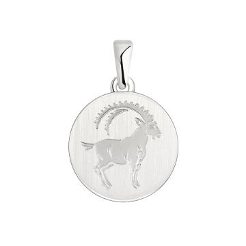 Серебряная подвеска 925 пробы, знак зодиака "Козерог" 