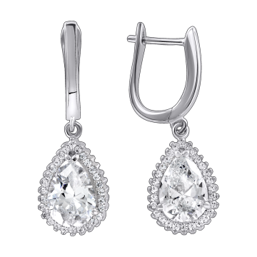 Ohrringe aus 925er Sterling Silber mit Zirkonia 