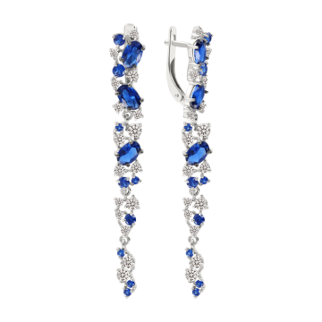 Ohrringe aus 925er Sterling Silber mit Zirkonia 