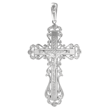 Kreuz Anhänger - 925er Sterling Silber 