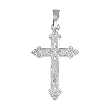 Kreuz Anhänger - 925er Sterling Silber 