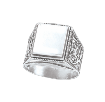 Herrenring  - 925er Sterling Silber 
