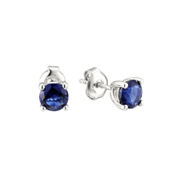 Серебряные серьги 925 пробы, вставка фианиты 