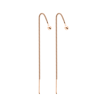 Серьги из красного золота 585 пробы 